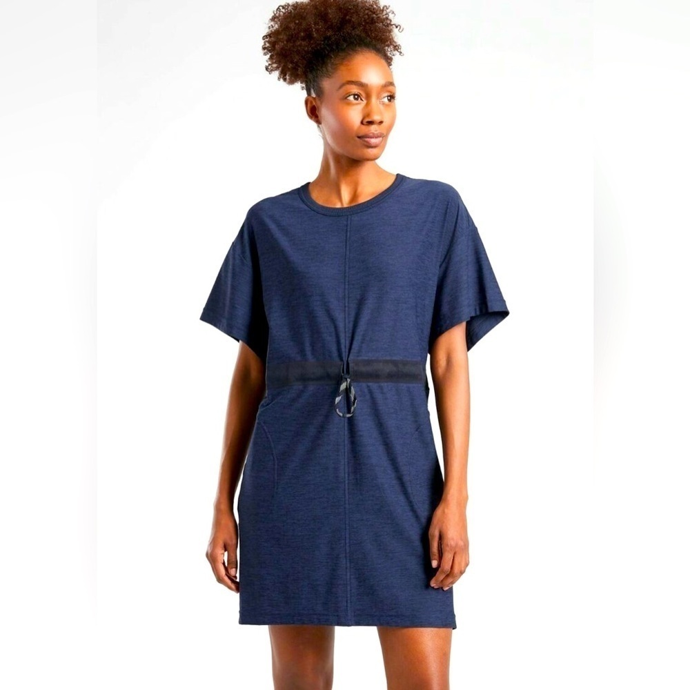 Athleta Crosscurrent Coverup, navy blue SIZE M new no tags